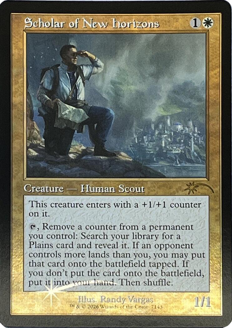 Scholar of New Horizons (Retro Frame) [SLD - 7143]
