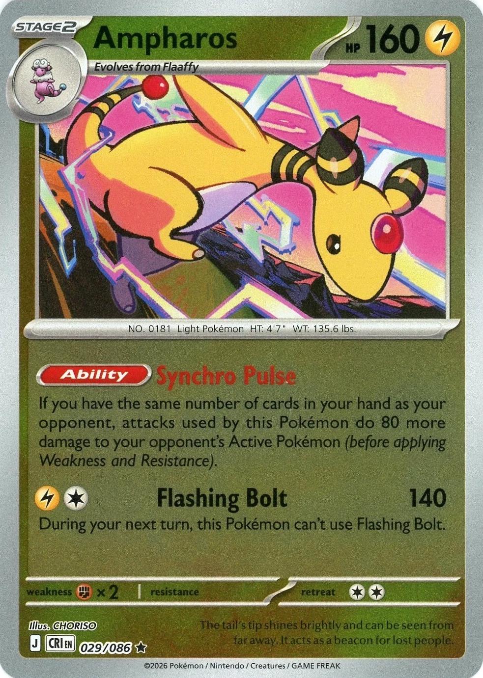 Ampharos - 029/086 [CRI]