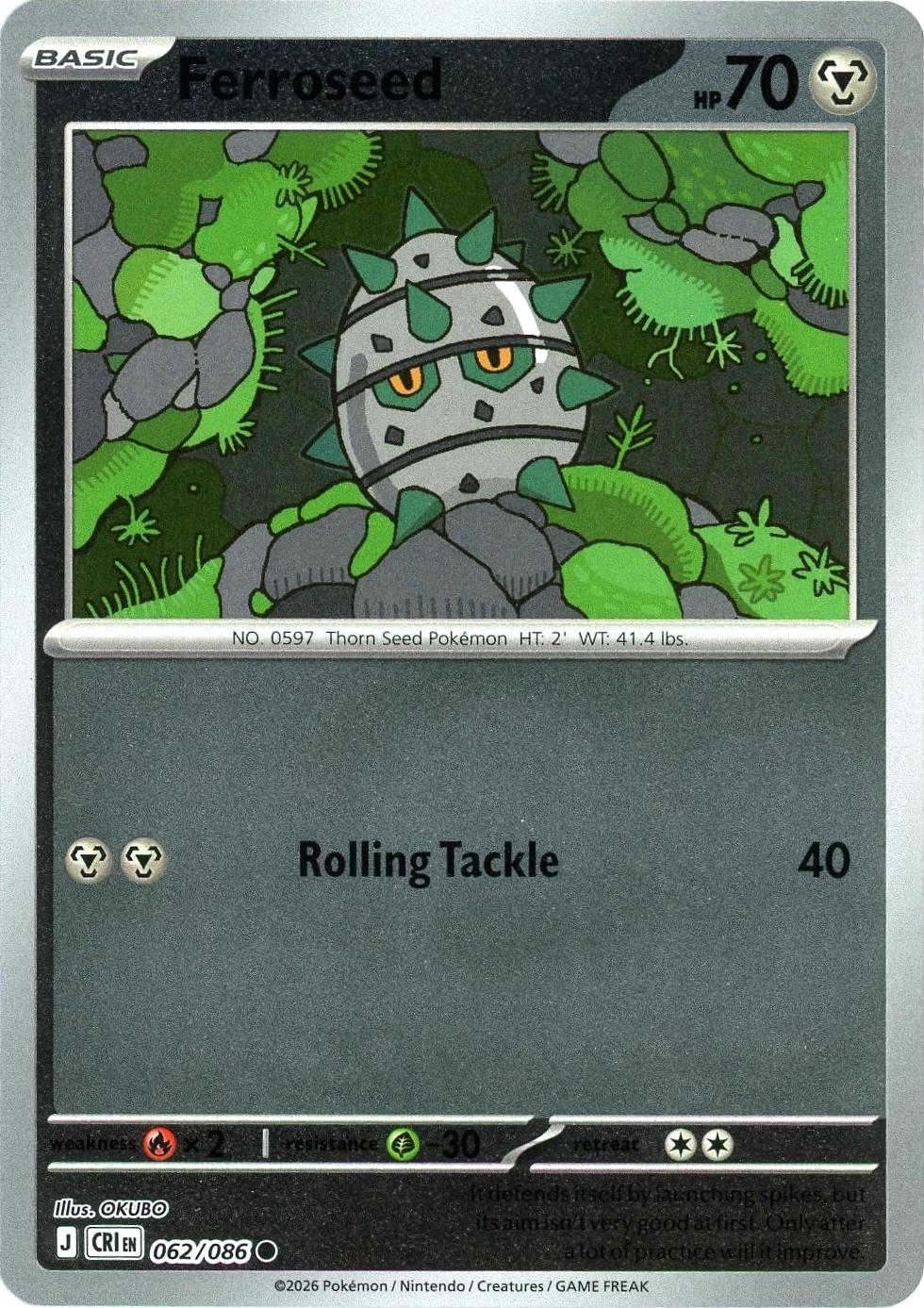 Ferroseed [CRI - 062/086]