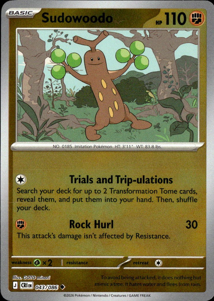 Sudowoodo [CRI - 043/086]