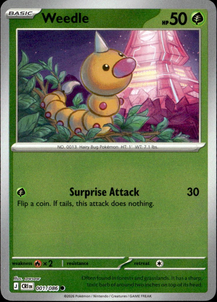 Weedle [CRI - 001/086]