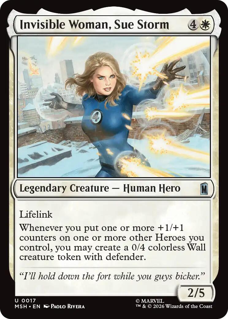 Invisible Woman, Sue Storm [MSH - 17]