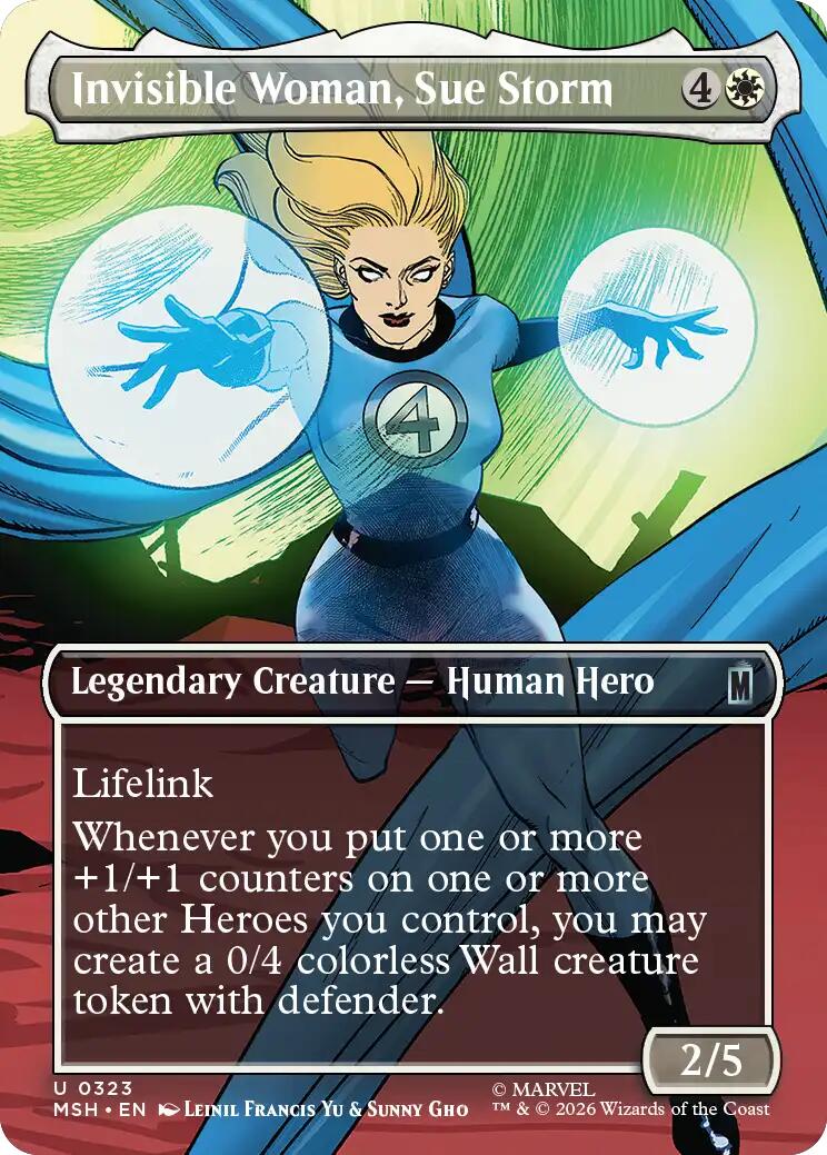 Invisible Woman, Sue Storm (Borderless) [MSH - 323]