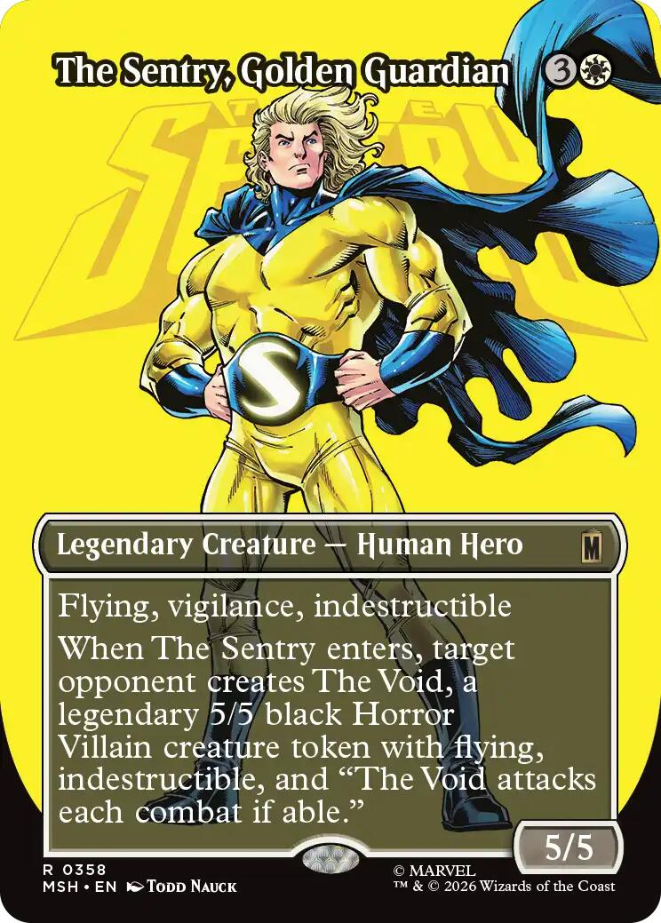 The Sentry, Golden Guardian (Borderless) [MSH - 358]