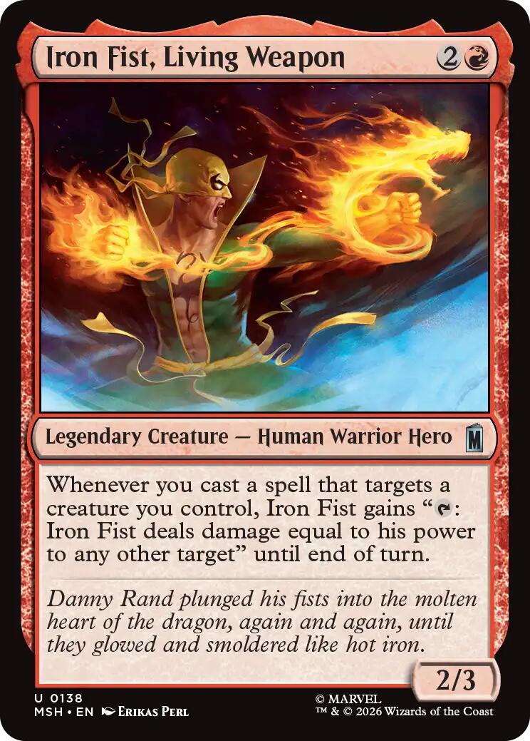 Iron Fist, Living Weapon [MSH - 138]