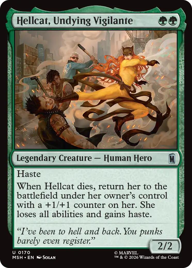 Hellcat, Undying Vigilante [MSH - 170]
