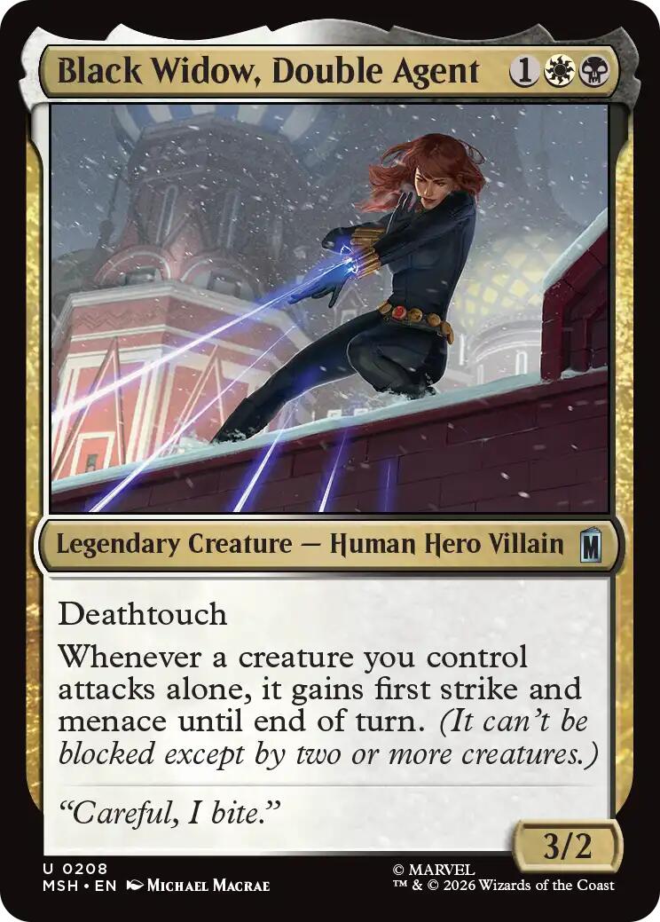 Black Widow, Double Agent [MSH - 208]