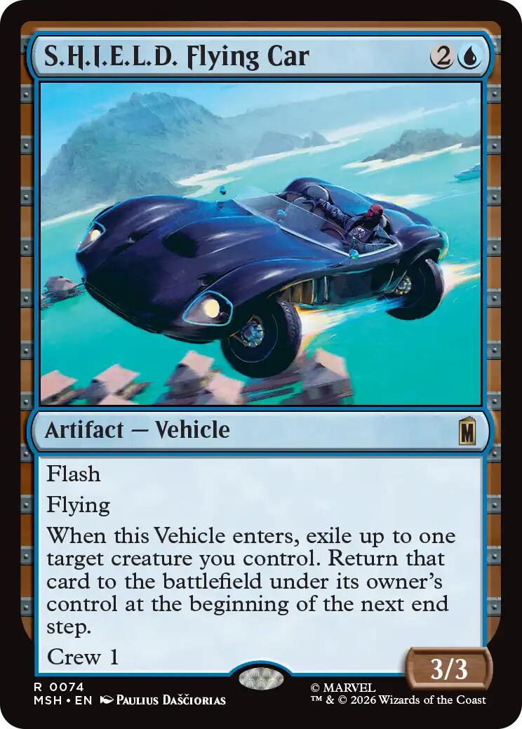 S.H.I.E.L.D. Flying Car [MSH - 74]