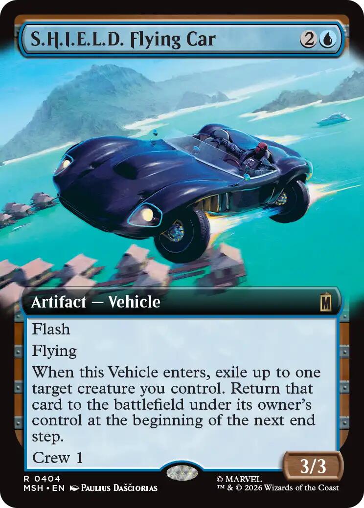 S.H.I.E.L.D. Flying Car (Extended Art) [MSH - 404]