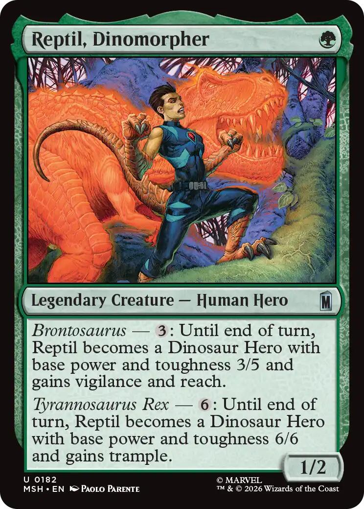 Reptil, Dinomorpher [MSH - 182]