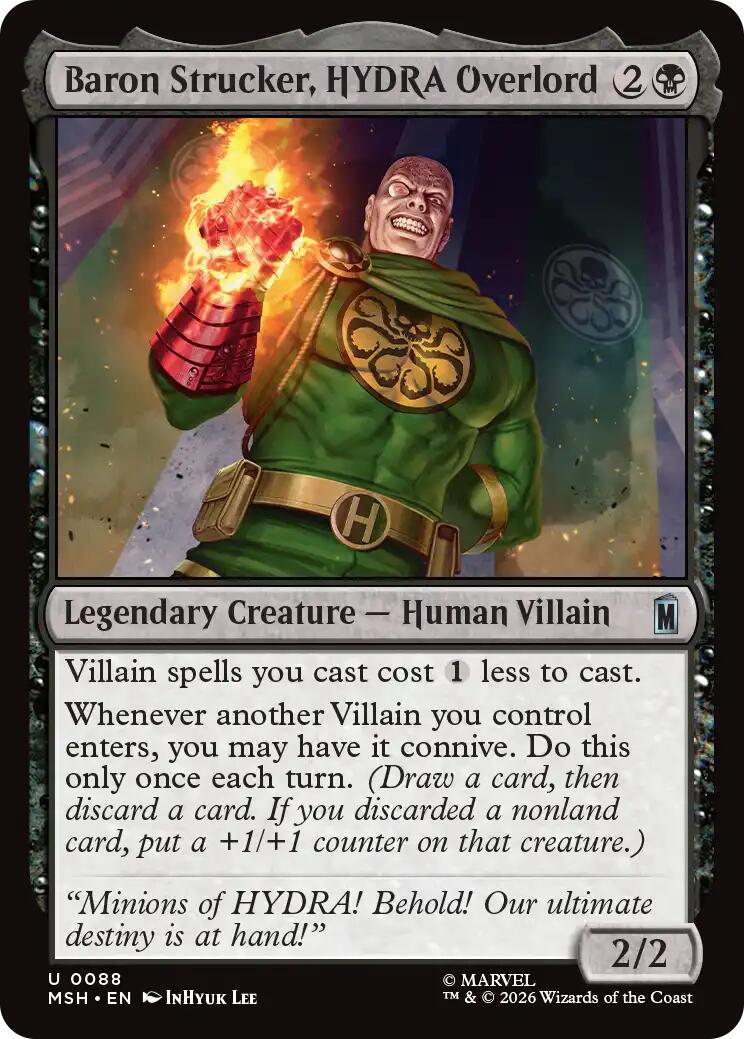 Baron Strucker, HYDRA Overlord [MSH - 88]