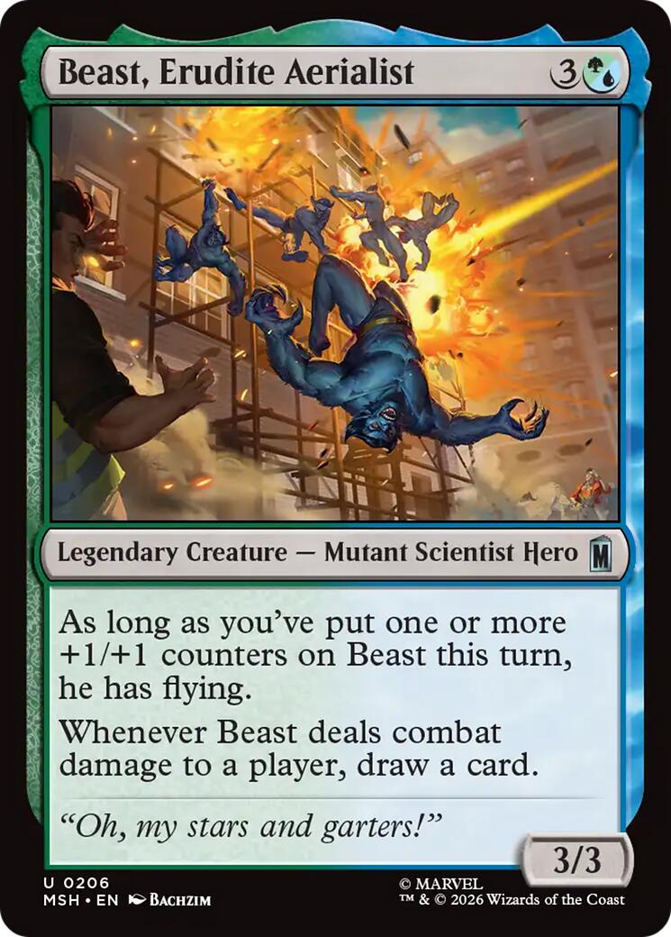 Beast, Erudite Aerialist [MSH - 206]