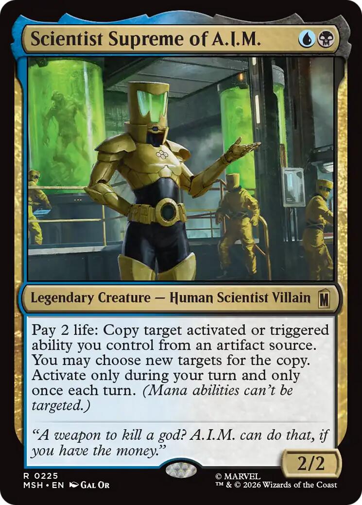 Scientist Supreme of A.I.M. [MSH - 225]