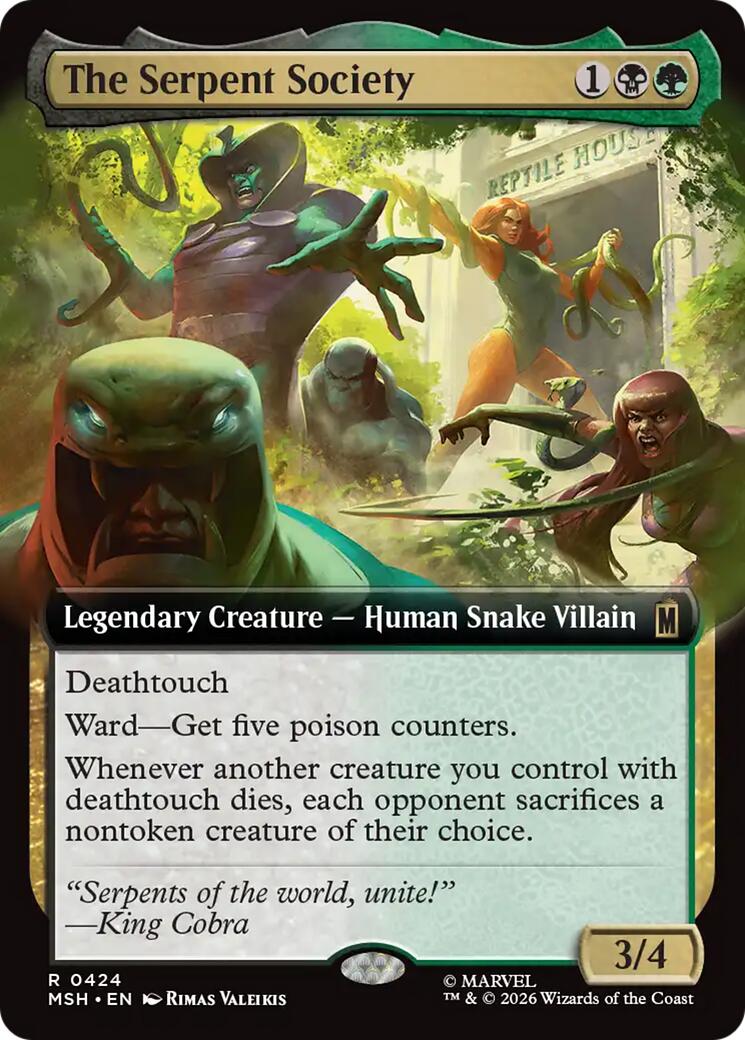 The Serpent Society (Extended Art) [MSH - 424]