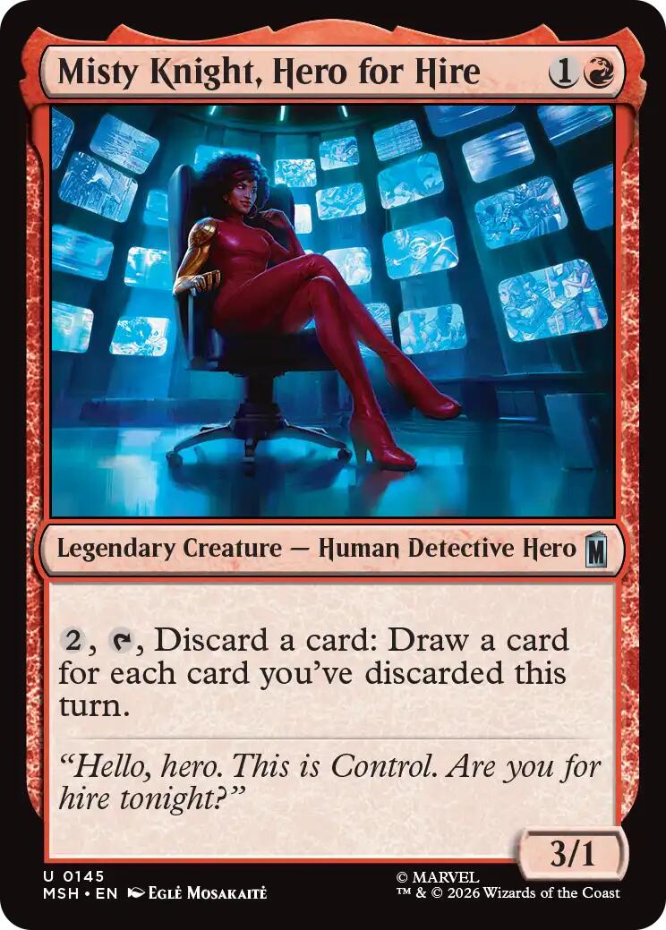Misty Knight, Hero for Hire [MSH - 145]