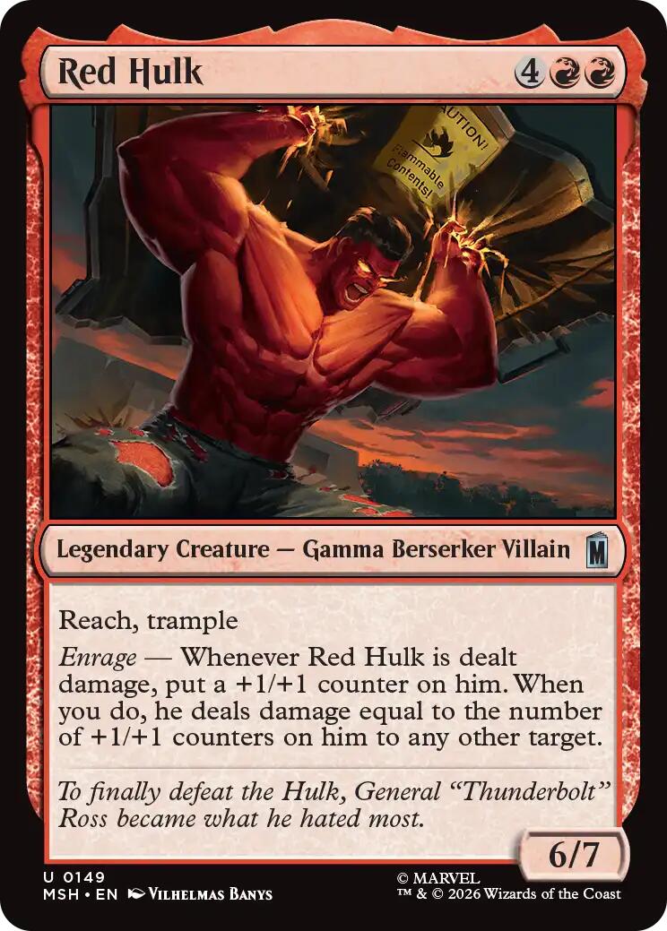 Red Hulk [MSH - 149]