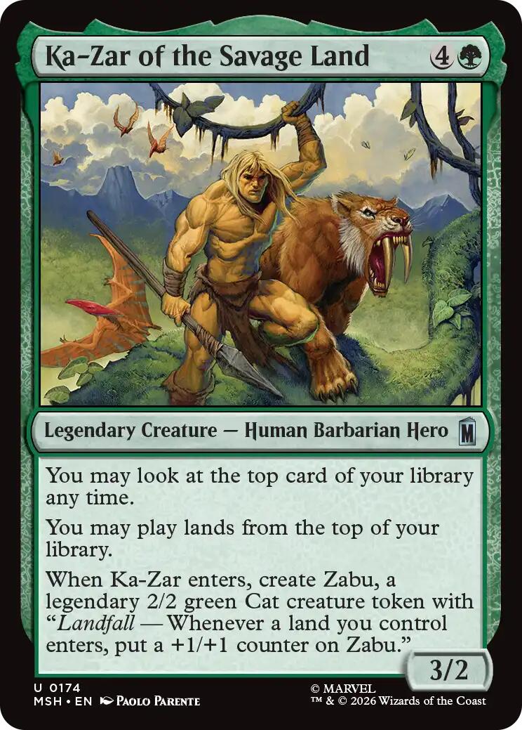 Ka-Zar of the Savage Land [MSH - 174]