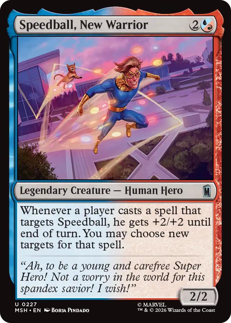 Speedball, New Warrior [MSH - 227]