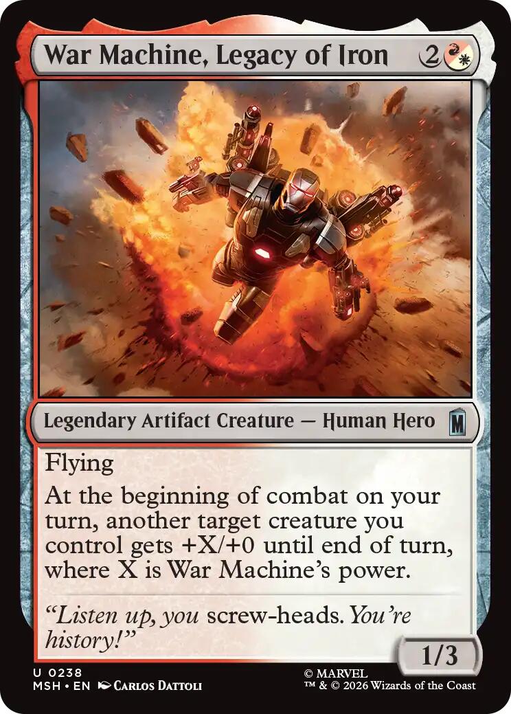 War Machine, Legacy of Iron [MSH - 238]