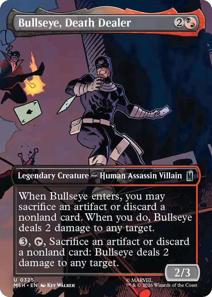 Bullseye, Death Dealer (Borderless) [MSH - 325]
