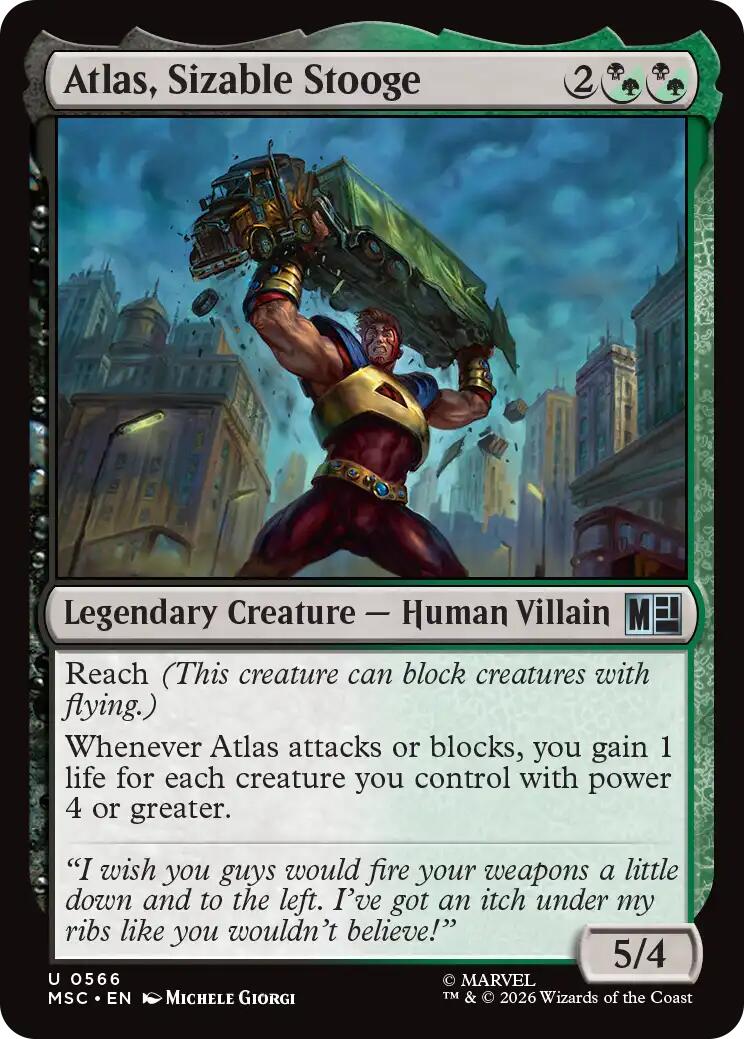Atlas, Sizable Stooge [MSC - 566]