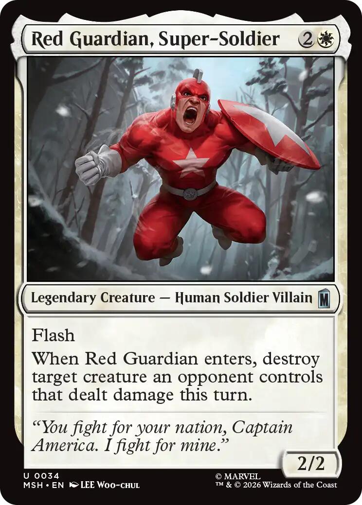 Red Guardian, Super-Soldier [MSH - 34]