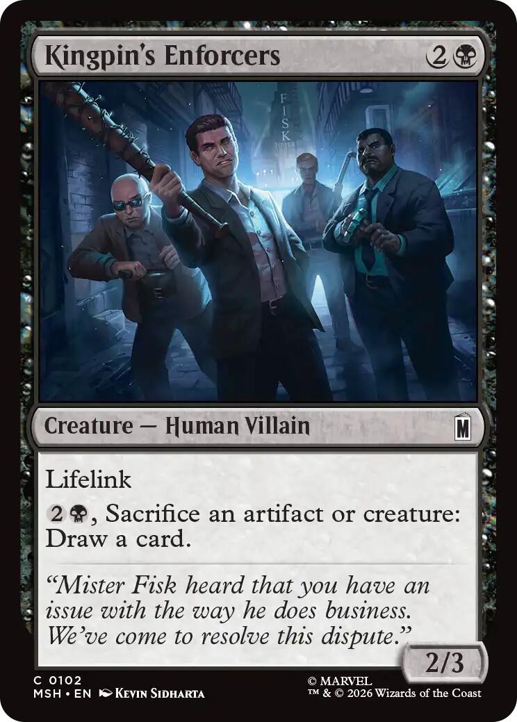 Kingpin's Enforcers [MSH - 102]