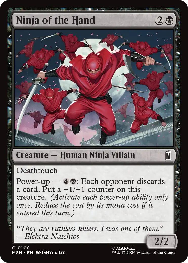 Ninja of the Hand [MSH - 108]