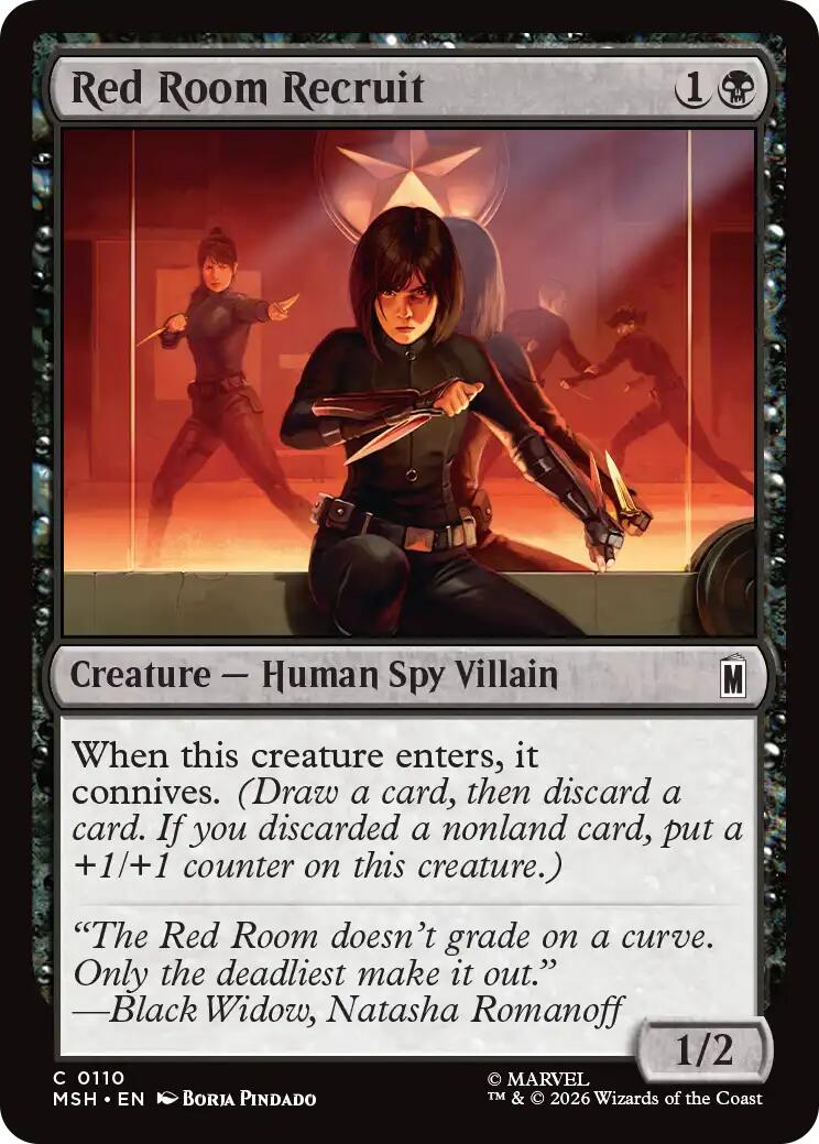 Red Room Recruit [MSH - 110]