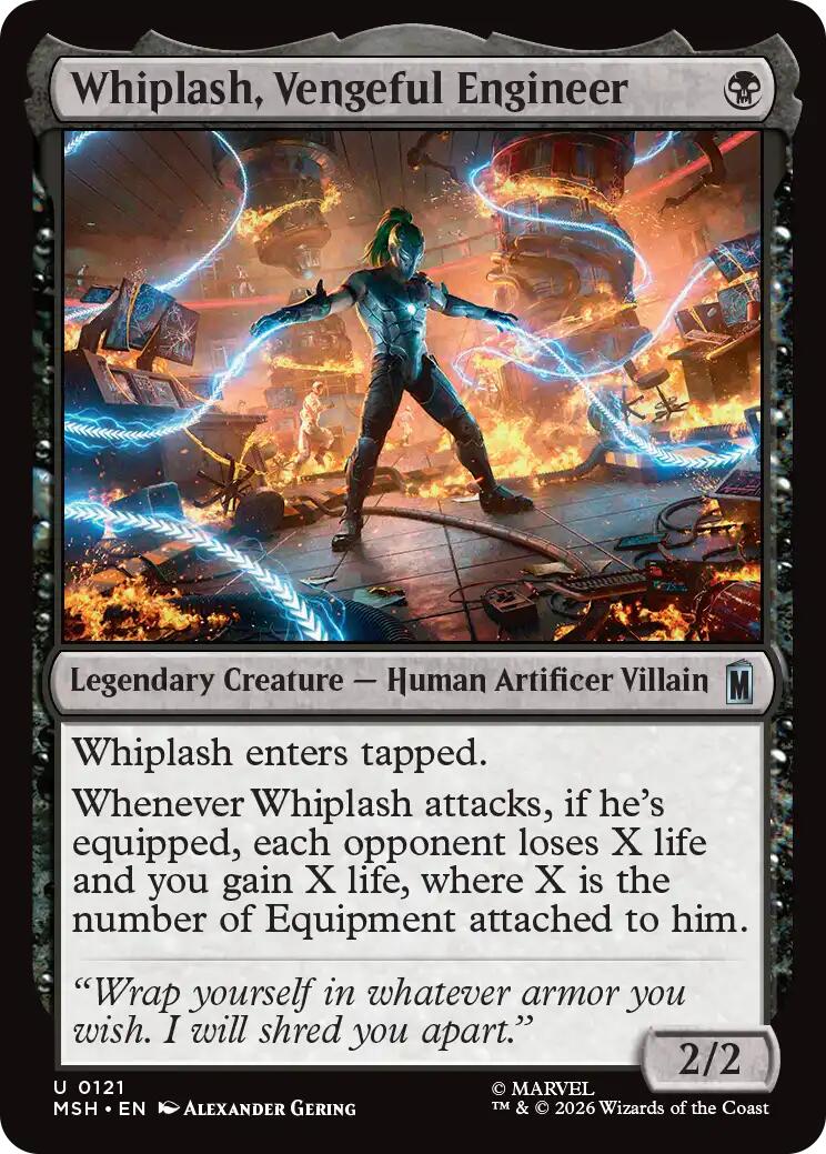 Whiplash, Vengeful Engineer [MSH - 121]