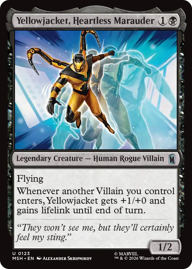 Yellowjacket, Heartless Marauder [MSH - 123]