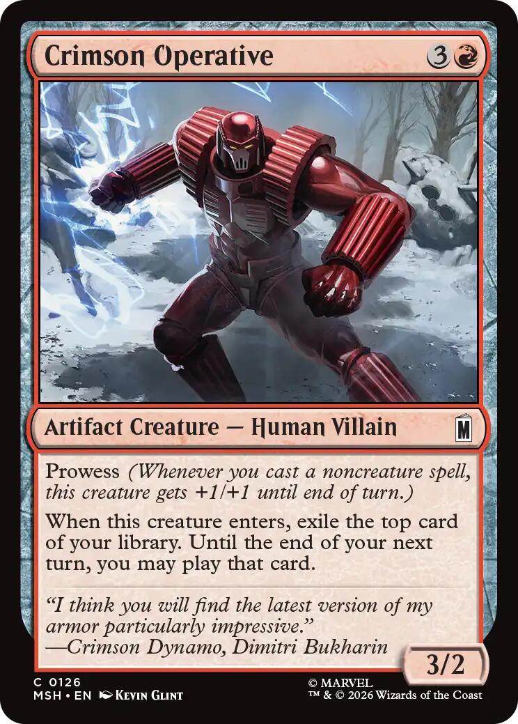 Crimson Operative [MSH - 126]