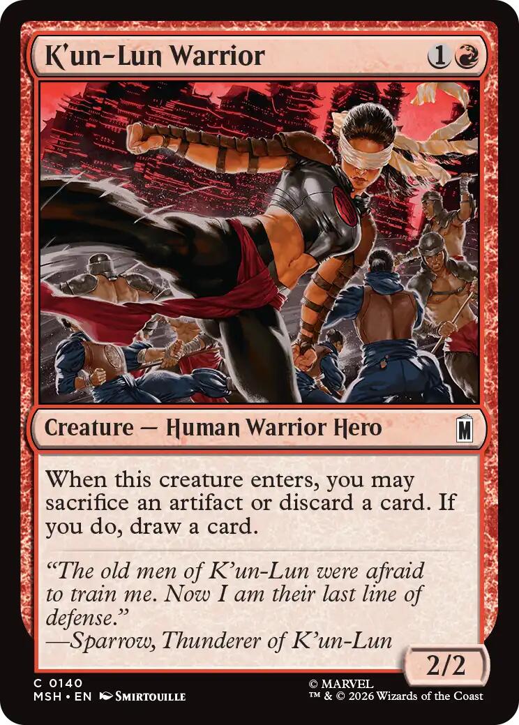 K'un-Lun Warrior [MSH - 140]