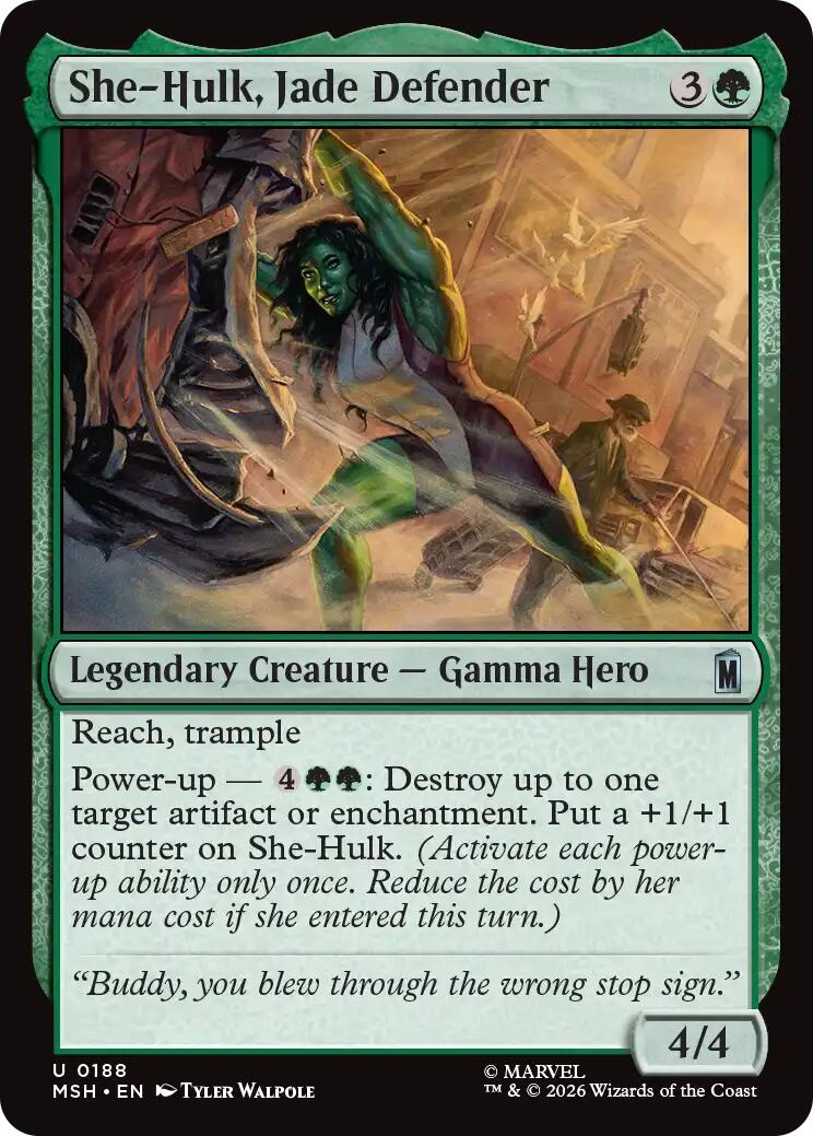She-Hulk, Jade Defender [MSH - 188]