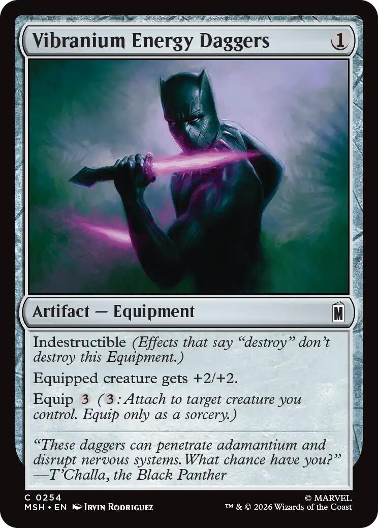 Vibranium Energy Daggers [MSH - 254]