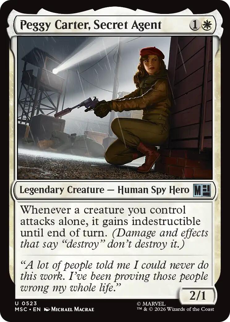 Peggy Carter, Secret Agent [MSC - 523]