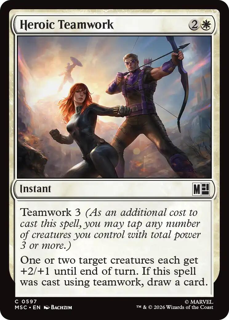 Heroic Teamwork [MSC - 597]
