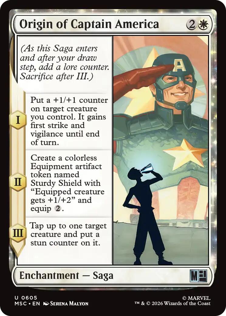 Origin of Captain America [MSC - 605]