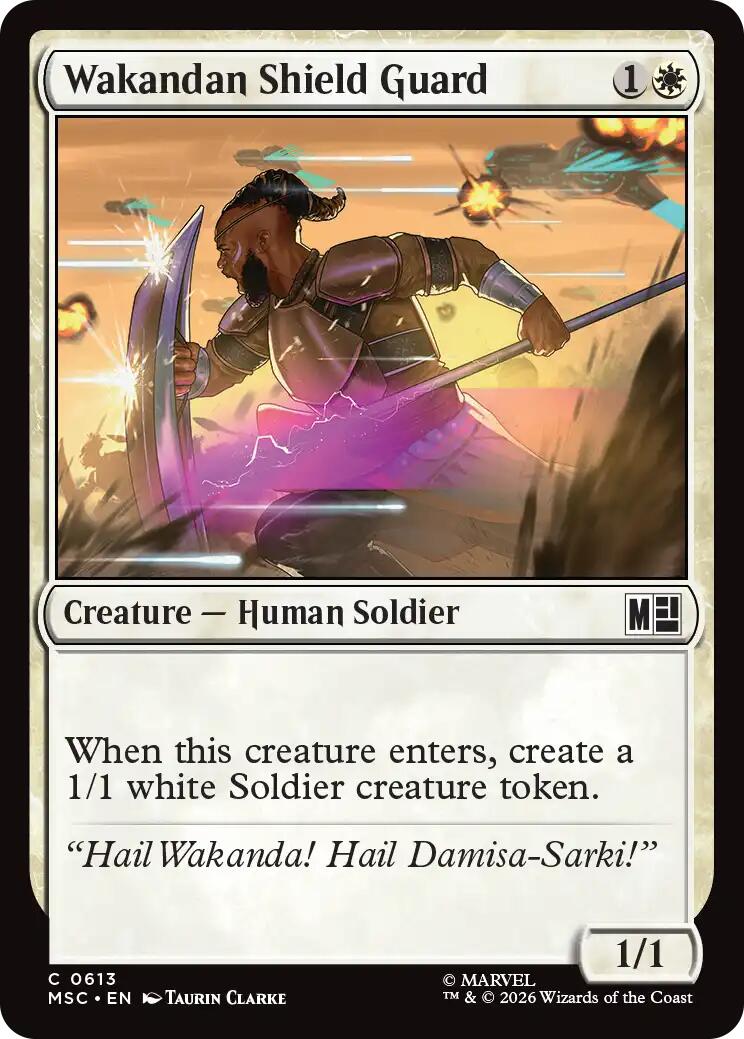 Wakandan Shield Guard [MSC - 613]