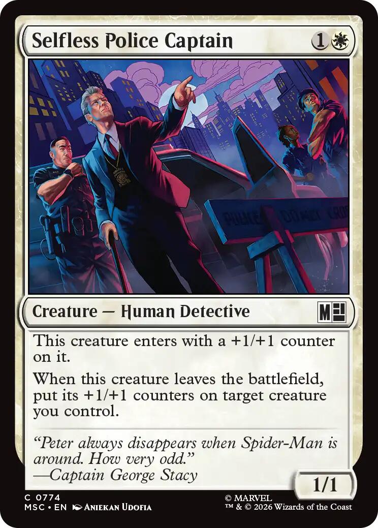 Selfless Police Captain [MSC - 774]