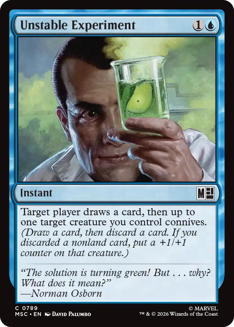 Unstable Experiment [MSC - 789]