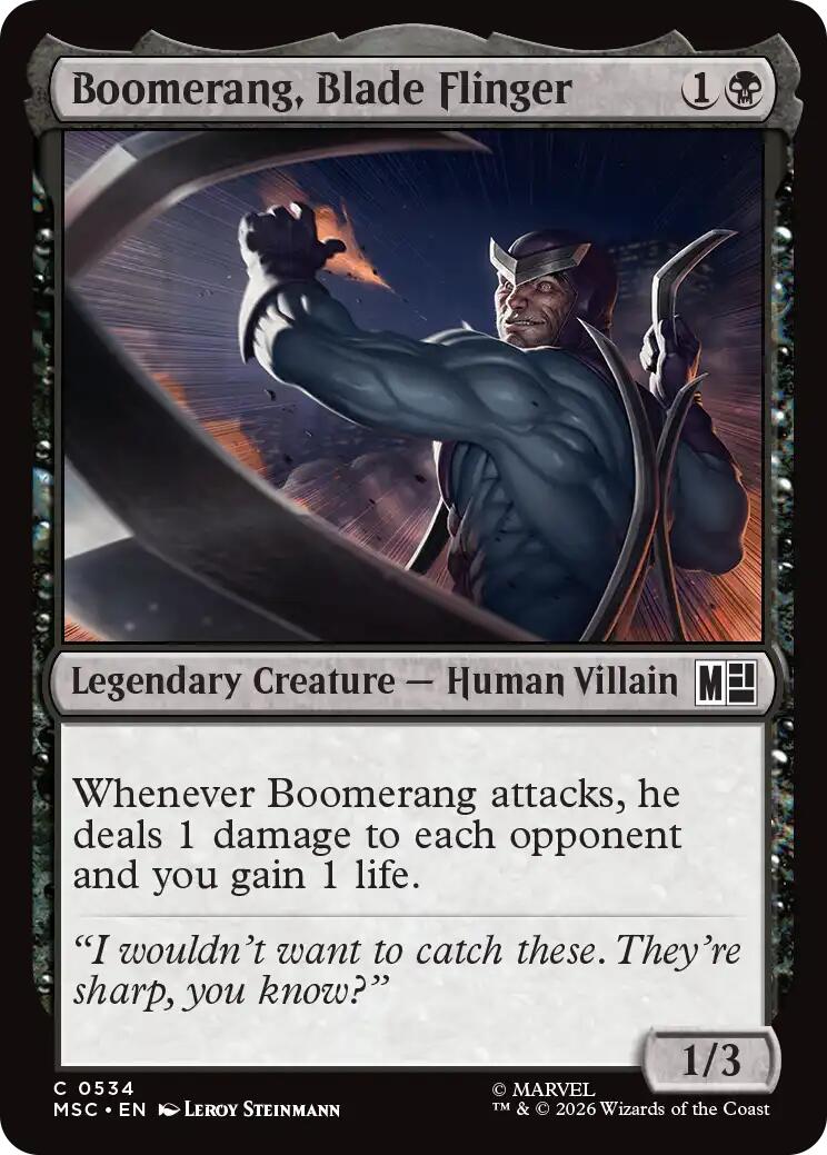 Boomerang, Blade Flinger [MSC - 534]