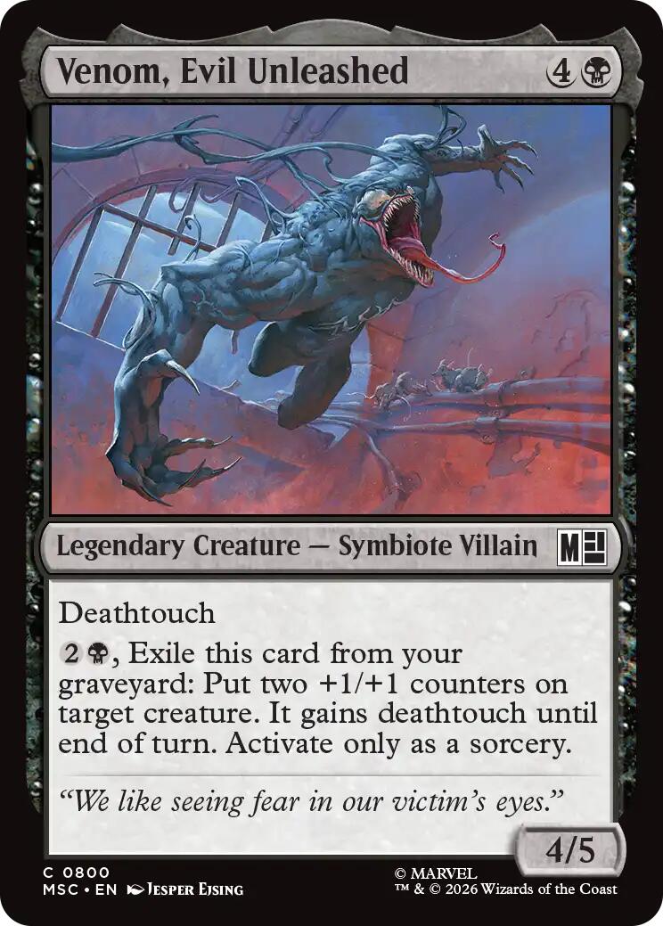 Venom, Evil Unleashed [MSC - 800]