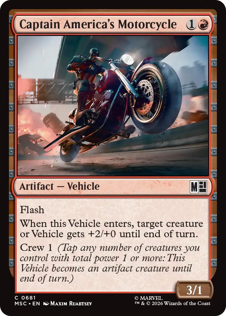 Captain America's Motorcycle [MSC - 681]