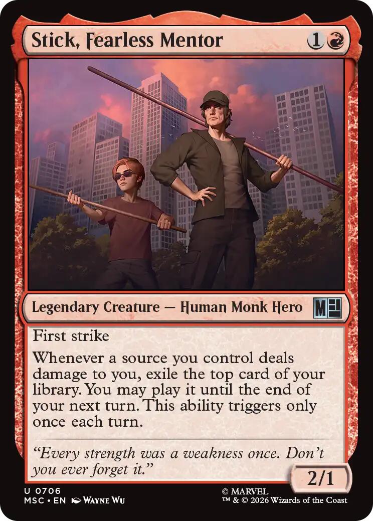 Stick, Fearless Mentor [MSC - 706]