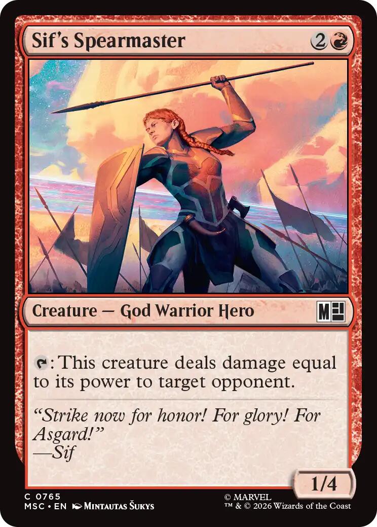 Sif's Spearmaster [MSC - 765]