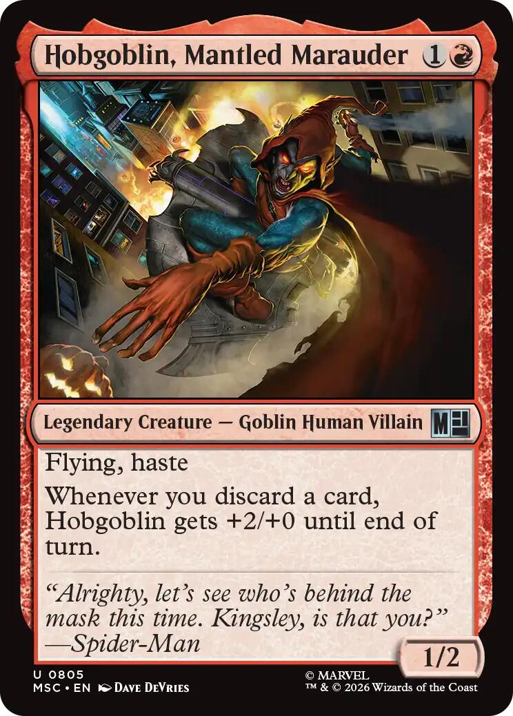Hobgoblin, Mantled Marauder [MSC - 805]