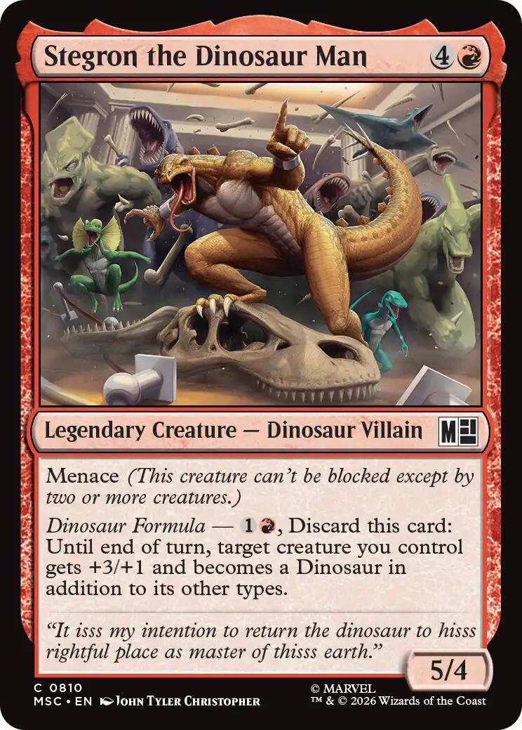 Stegron the Dinosaur Man [MSC - 810]
