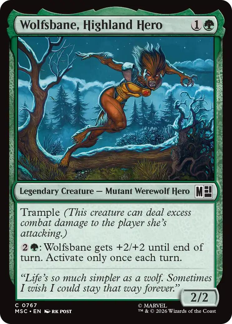 Wolfsbane, Highland Hero [MSC - 767]
