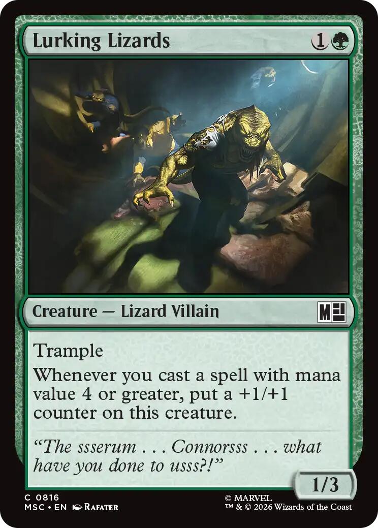 Lurking Lizards [MSC - 816]